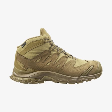 Salomon XA FORCES MID GORE-TEX Womens Tactical Boots Brown UK UDRE